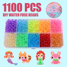 Load image into Gallery viewer, 8000pcs Magic Puzzle Toys Water Mist Bead Set Boys Girls DIY Craft Animal Handmade Sticky Beads Educational Toys Kids Gifts